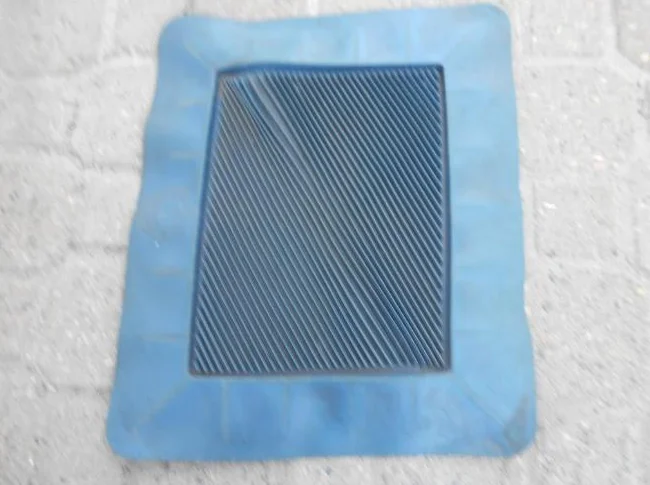 1-TAPIS EN CAOUTCHOUC BLEU,SAUVE-PANTALON,POUR AUTOMOBILE.