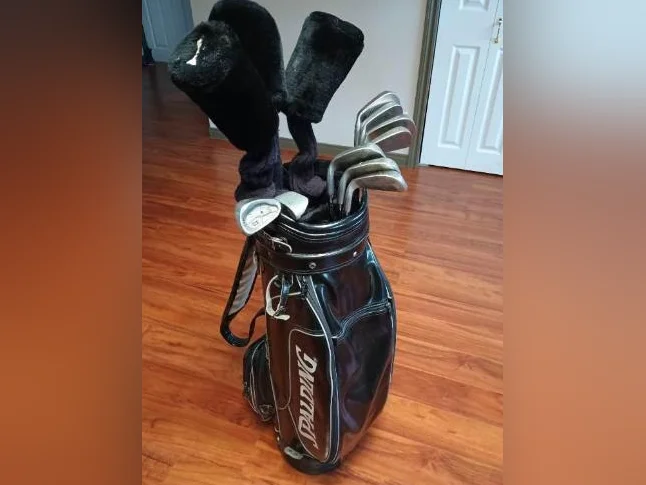 Sac et bâton de golf