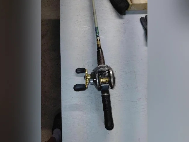 moulinet shimano citica 201D et canne a peche thumbnail 2