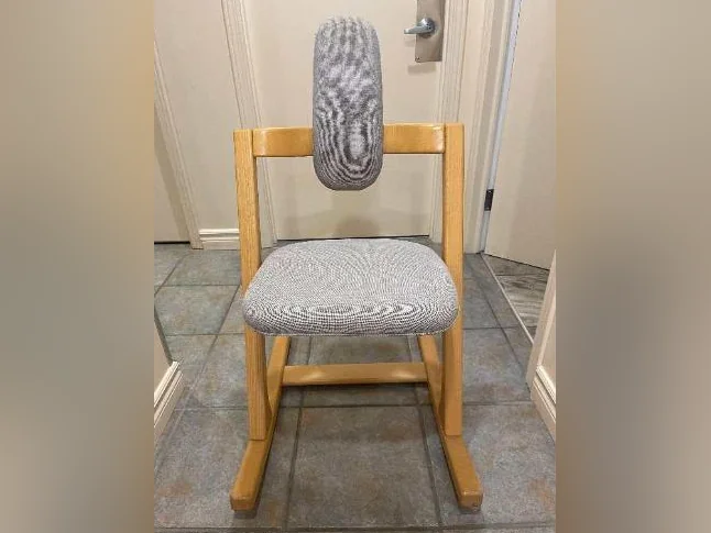 Chaise ergonomique Stokke.