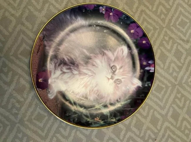 chats de collection (assiettes ou bibelots thumbnail 2