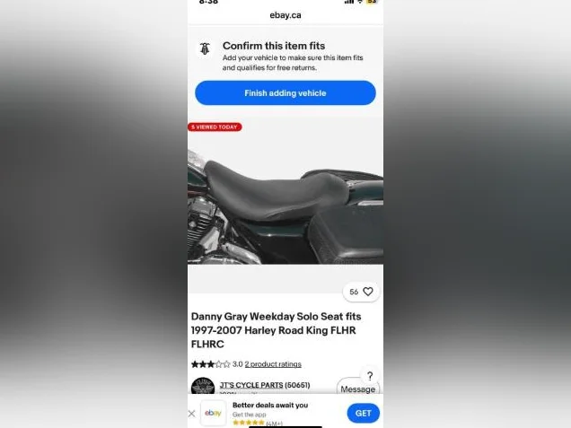RECHERCHE BANC SOLO HARLEY DAVIDSON FLH thumbnail 4