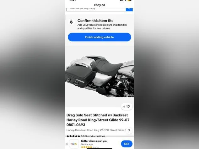 RECHERCHE BANC SOLO HARLEY DAVIDSON FLH thumbnail 2