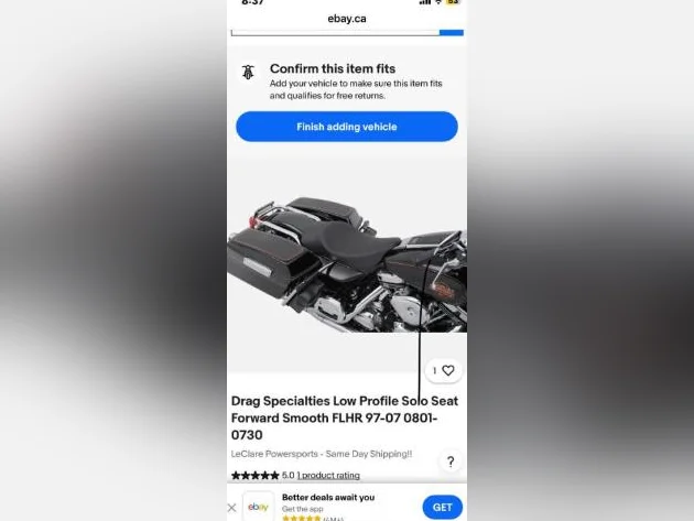 RECHERCHE BANC SOLO HARLEY DAVIDSON FLH