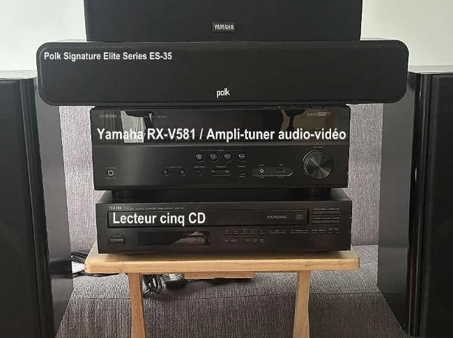Système de son Yamaha RX-V581 / Cinéma maison thumbnail 2