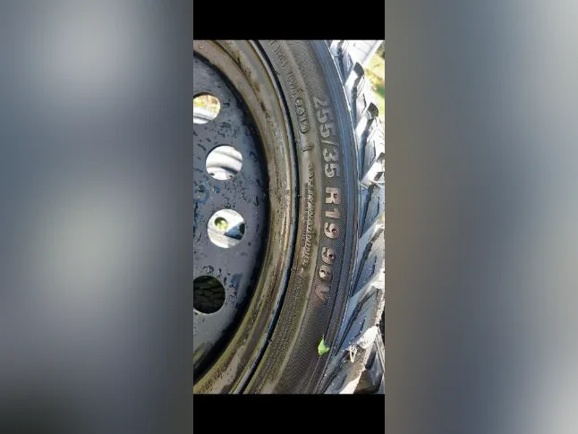Pneu hivert sur roue acier honda ou mazda thumbnail 2