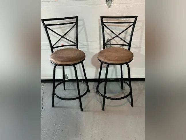 2 bancs de comptoir de salle à manger ou de bar