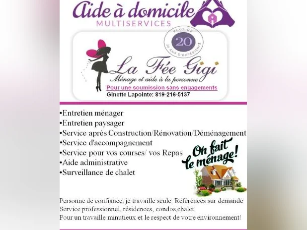 ENTRETIEN MÉNAGER