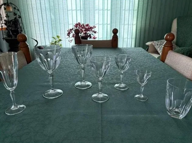 Coupe a vin en cristal