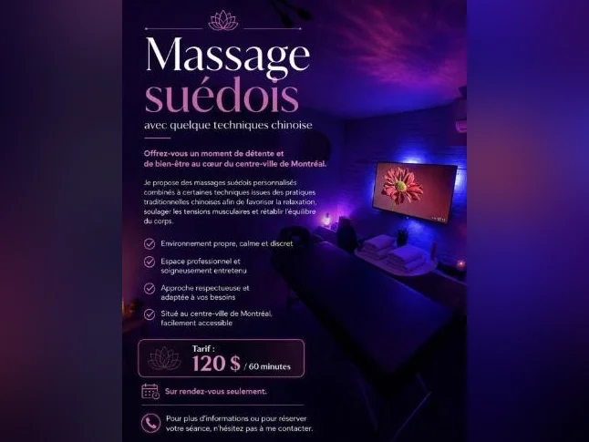 Massages suédois avec quelque pratique chinoise thumbnail 2