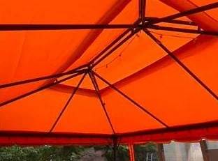 Outsunny soft top Gazebo orange thumbnail 5