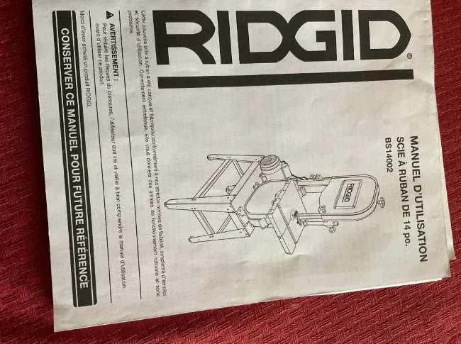 Scie à ruban RIDGID thumbnail 3
