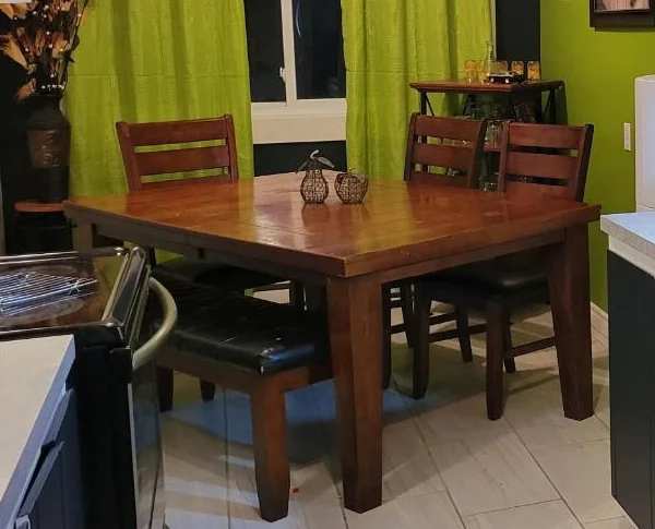 Table de cuisine 6 place où 8 avec la ralonge