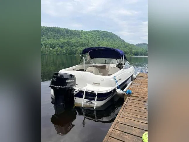Bateau Fourwinns Freedom 170 2003 (17 pieds open deck) avec moter hors bord Jhonson 90 forces thumbnail 2