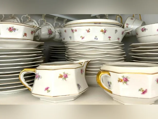 Vaisselle porcelaine belge vintage