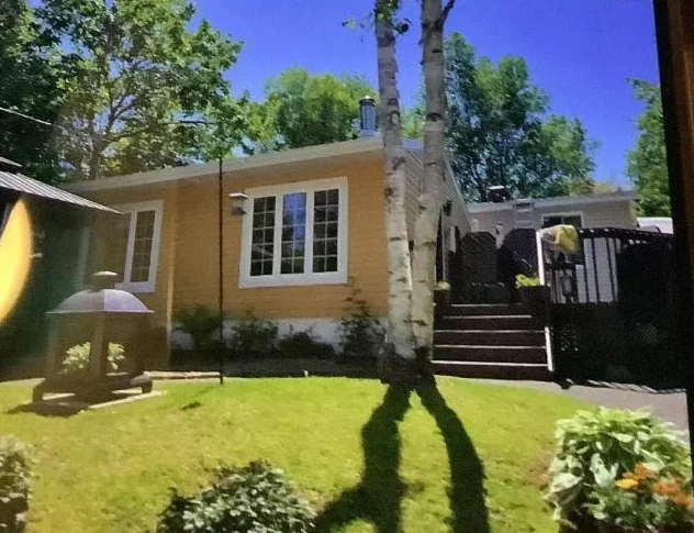 Chalet roulotte à vendre