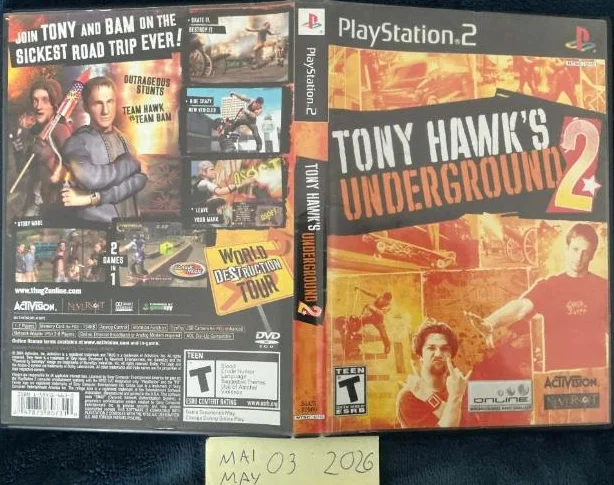 Tony Hawk's Underground 2 (Sony PlayStation 2, 2004)