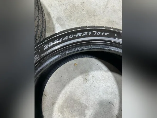 2 Pneus 21" Pirelli été P ZÉRO 265/40R21 thumbnail 4