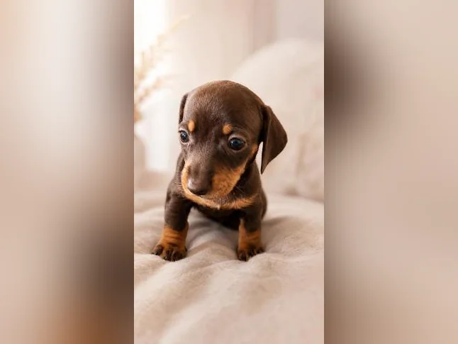 Chiot Teckel miniature thumbnail 2