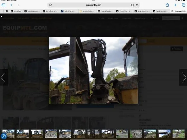 À vendre transporteur forestier thumbnail 7