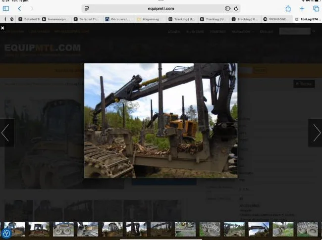 À vendre transporteur forestier thumbnail 8