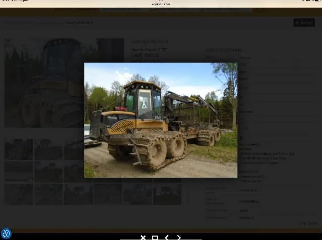 À vendre transporteur forestier thumbnail 2