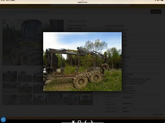 À vendre transporteur forestier thumbnail 9