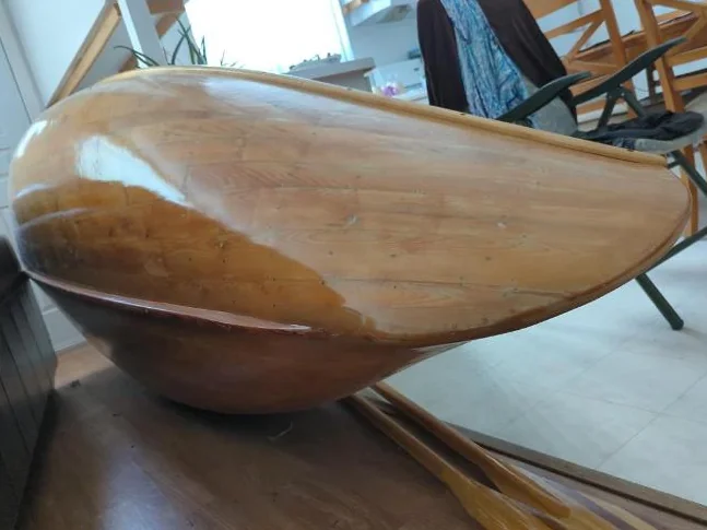 Canoe en bois de cèdre thumbnail 2