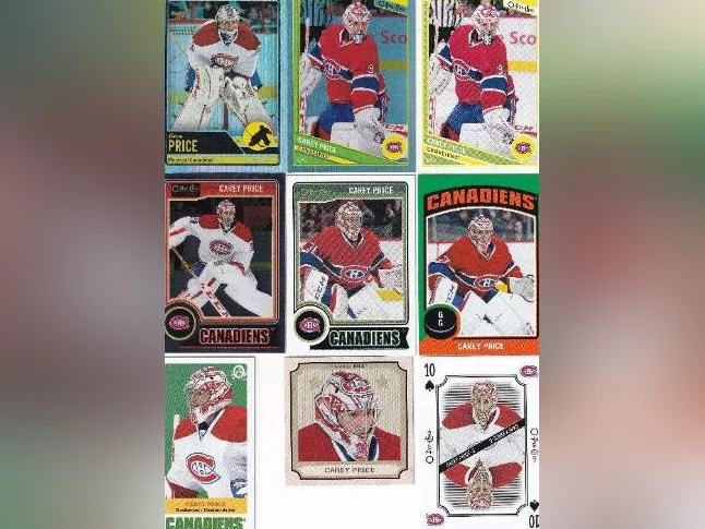LOT 25 CARTES OPC 2007-08 ROOKIES # 560 2008-09 RETRO RAINBOW # 177 CAREY PRICE thumbnail 2
