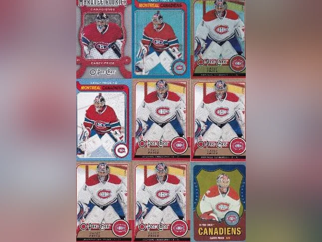 LOT 25 CARTES OPC 2007-08 ROOKIES # 560 2008-09 RETRO RAINBOW # 177 CAREY PRICE