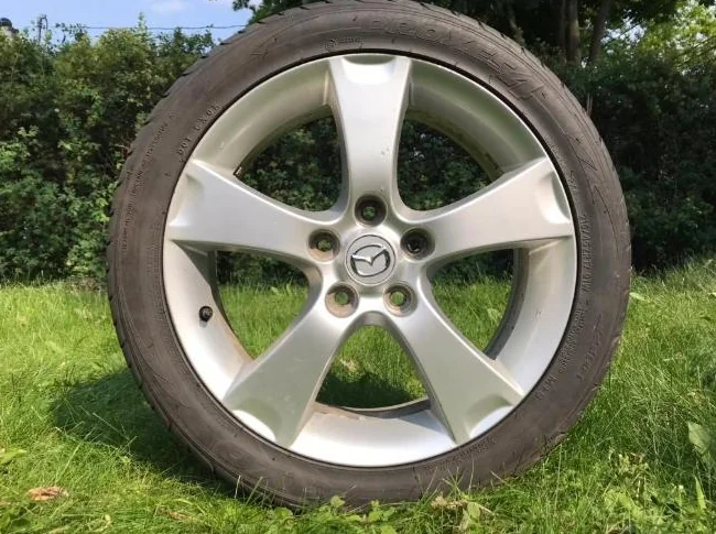 4x Mazda 17” mags 5x114.3 + Toyo Proxes 215/45R17 All season