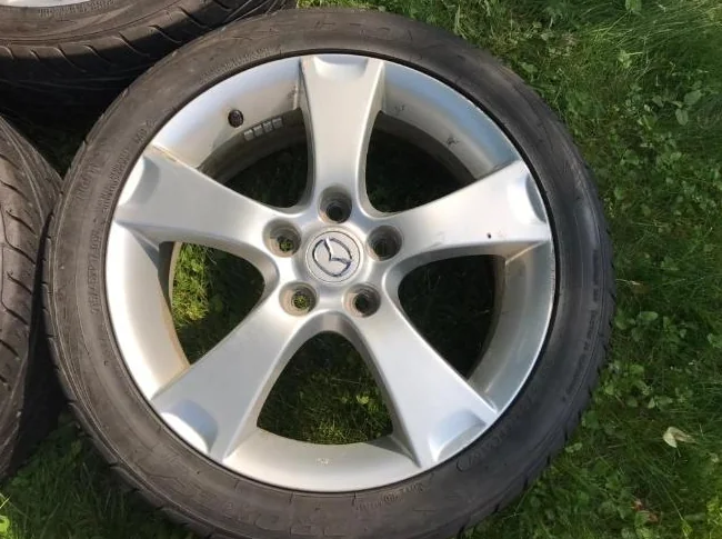 4x Mazda 17” mags 5x114.3 + Toyo Proxes 215/45R17 All season thumbnail 8
