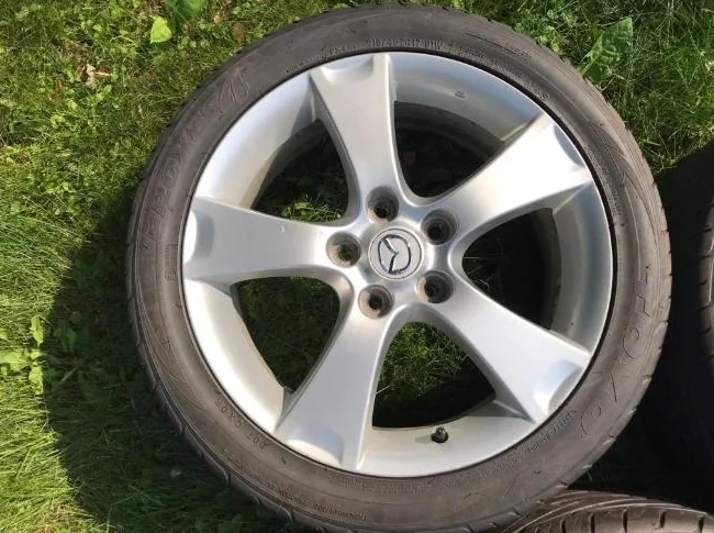 4x Mazda 17” mags 5x114.3 + Toyo Proxes 215/45R17 All season thumbnail 5