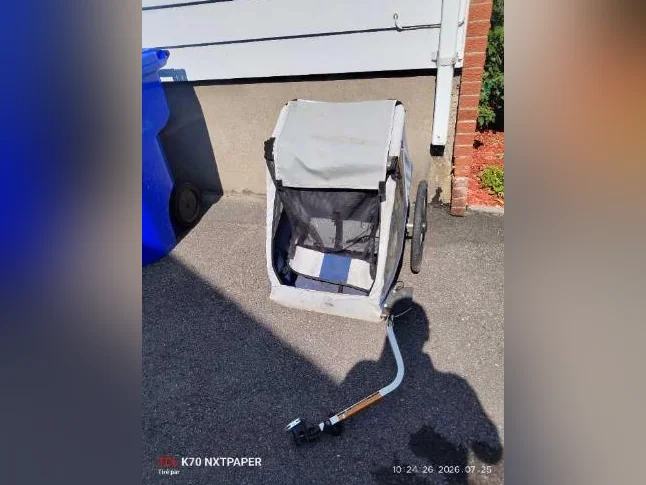 voiturette pour bébé arriere bicyclette