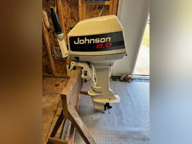 Moteur hors-bord Johnson 8 forces 2 temps et moteur Evinrud 2 forces 2 temps
