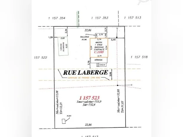 Maison à vendre ou Terrain à vendre à Laval Fabreville 360 000 $ thumbnail 2