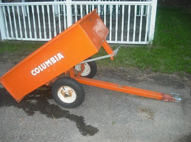 REMORQUE DOMPEUR POUR TRACTEUR À GAZON OU VTT thumbnail 6