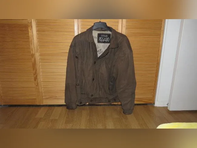 BLOUSON SUÈDE FEMME