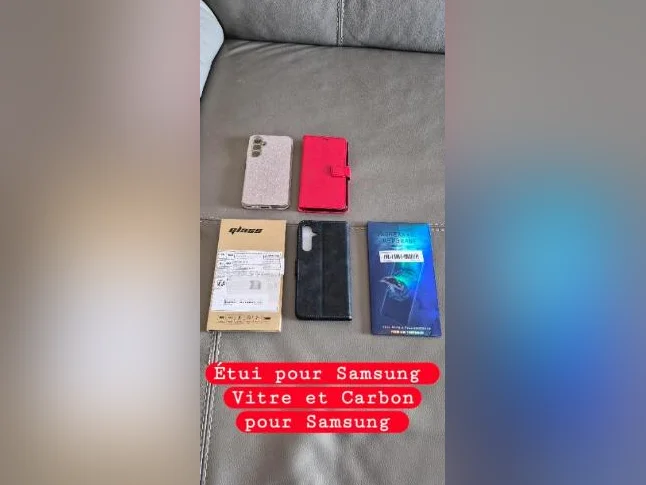 Étuis Samsung plus vitre aussi