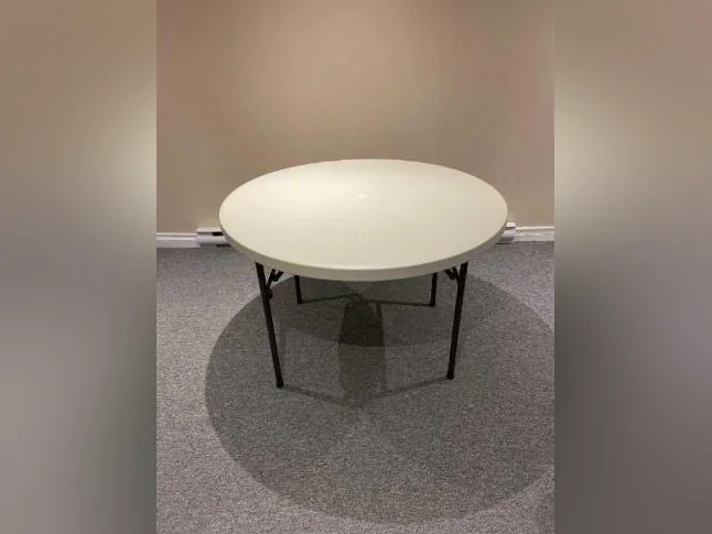 Table ronde pliante