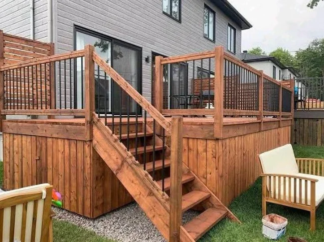 Teinture de patio a prix fixe avec photos (438)308-9132