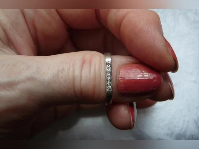 BAGUE " PANDORA " en Argent 925. sertie de Zircons ( 9 ) thumbnail 3