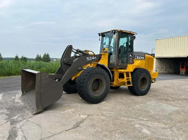 2012 Wheel Loader John Deere 524K Diesel Chargeuse JD 524 thumbnail 3