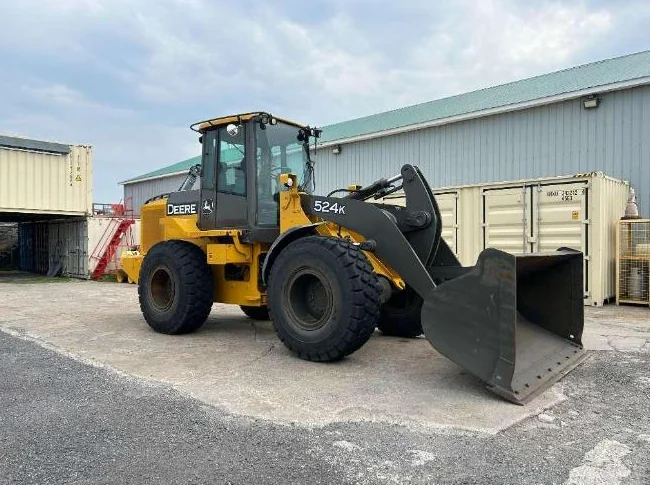 2012 Wheel Loader John Deere 524K Diesel Chargeuse JD 524 thumbnail 2