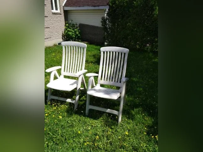 Chaises pliantes de jardin