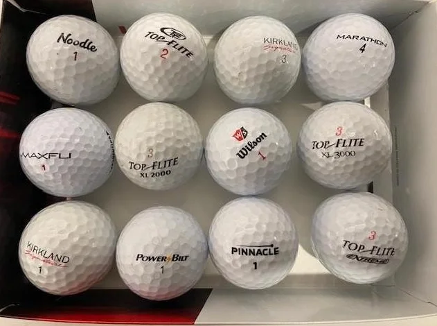 Douzaine de balle de golf régulière à 4$ et 6$ balle de grande marque