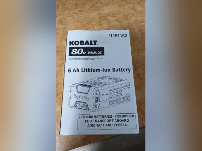 Battery Kobalt 80 volt thumbnail 3