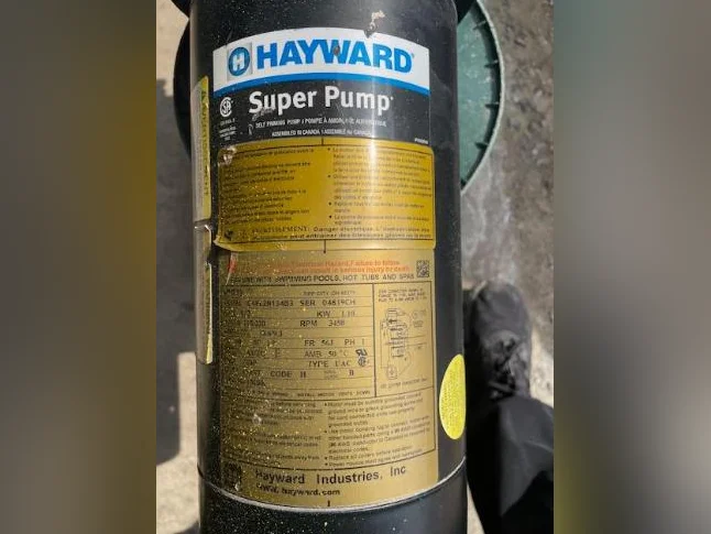 Super pompe de Hayward pour piscines 1.5HP thumbnail 3