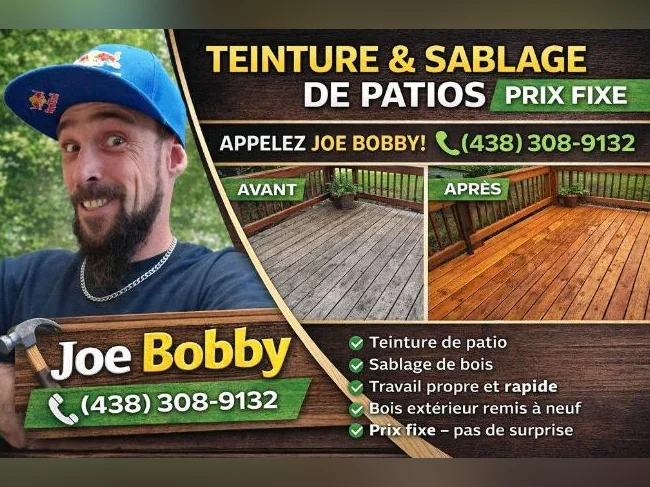 teinture et SABLAGE a prix fixe avec photos