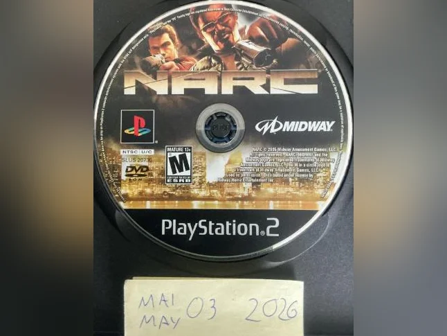 Narc (Sony PlayStation 2, 2005) PS2 DISC ONLY